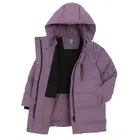 Cool Club, Płaszcz dziewczęcy z kapturem, ocieplany, fioletowy