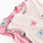 Cool Club, Rampers dziewczęcy, różowy, Kicia Kocia, zestaw, 2 szt.