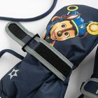 Cool Club, Rękawiczki narciarskie chłopięce na sznurku, granatowe, Psi Patrol