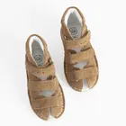 Cool Club, Sandały chłopięce, profilaktyczne, skórzane, brązowe, Zdrowa Stopa