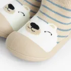 Cool Club, Skarpetobuty niemowlęce, beżowe, podeszwa Barefoot