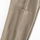 Cool Club, Spodnie dresowe chłopięce, relaxed, brązowe