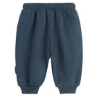 Cool Club, Spodnie dresowe niemowlęce, baggy, granatowe