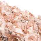 Cool Club, Sukienka dziewczęca bez rękawów, cekiny i róże, złota