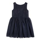 Cool Club, Sukienka dziewczęca bez rękawów, tiul, cekiny, granatowa