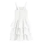 Cool Club, Sukienka dziewczęca na ramiączka, biała