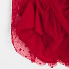 Cool Club, Sukienka dziewczęca z długim rękawem, czerwona