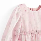 Cool Club, Sukienka dziewczęca z długim rękawem, różowa