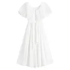 Cool Club, Sukienka dziewczęca z krótkim rękawem, biała