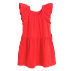 Cool Club, Sukienka dziewczęca z krótkim rękawem, czerwona