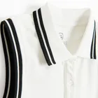 Cool Club, Sukienka tenisowa dziewczęca bez rękawów, biała