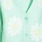 Cool Club, Sweter dziewczęcy, rozpinany, miętowy