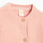Cool Club, Sweter dziewczęcy, rozpinany, różowy