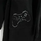 Cool Club, Szlafrok chłopięcy z kapturem, czarny