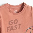 Cool Club, T-shirt chłopięcy, brązowy