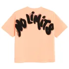 Cool Club, T-shirt chłopięcy, oversize, pomarańczowy