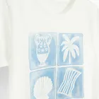 Cool Club, T-shirt dziewczęcy, biały