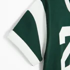 Cool Club, T-shirt dziewczęcy, crop top, ciemnozielony