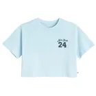Cool Club, T-shirt dziewczęcy, crop top, mix, zestaw, 5 szt.