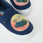 Cool Club, Trampki slip on chłopięce, granatowe, Hot Wheels