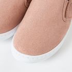 Cool Club, Trampki slip on dziewczęce, różowe, brokatowe