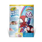 Crayola, Color Wonder, Mess Free, Spidey i super-kumple, kolorowanka z niebrudzącymi magicznymi flamastrami, 4 szt.