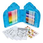 Crayola, Psi Patrol, zestaw artystyczny z kolorowankami, naklejkami i flamastrami, 47 elementów