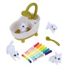 Crayola, Washimals, Kotki Glam, figurki do kolorowania zmywalnymi flamastrami, 4 szt.
