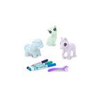 Crayola, Washimals, Pastel Pets, figurki do kolorowania zmywalnymi flamastrami, 3 szt.
