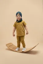 Czapka chłopięca, granatowa, Pinokio