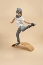 Czapka chłopięca, szara, Pinokio