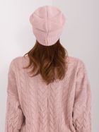 Czapka damska, różowa, Rue Paris