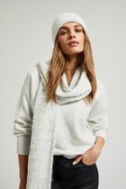 Czapka damska, szara, Moodo