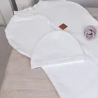 Czapka niemowlęca, ecru, zestaw, 2 szt., MimiNu