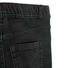 Czarne regulowane spodnie jeansowe o kroju slim Cool Club