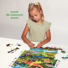 CzuCzu, Dinozaury, puzzle obserwacyjne, 60 elementów + plakat