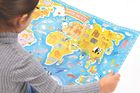 CzuCzu, Mapa świata. Zwierzęta, puzzle z figurkami