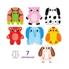 CzuCzu, Moje pierwsze puzzle, Zwierzątka, 2 elementy 15m+