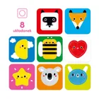 CzuCzu, Pierwszy sorter, Kształty, pierwsze puzzle, dla dzieci 18 mies.+