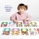 CzuCzu, puzzle z dziurką, pociąg z cyferkami, 30 elementów