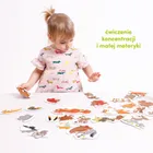 CzuCzu, Zwierzątka w lesie, puzzle progresywne, 2+