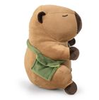 Daffi, Kapibara z zieloną torebką, maskotka 25 cm