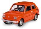 Daffi, Kolekcja Polskiej Motoryzacji, Fiat 126p, Czterdziestolatek, pojazd, model metalowy, czerwony, 1:43