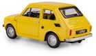 Daffi, Kolekcja Polskiej Motoryzacji, Fiat 126p, pojazd, model metalowy, żółty, 1:43
