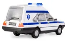 Daffi, Kolekcja Polskiej Motoryzacji, FSO Polonez Cargo Ambulans, pojazd, model metalowy, 1:43