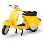 Daffi, MSZ, 1976 Vespa 200 Rally, skuter, model metalowy, żółty, 1:18