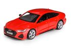 Daffi, MSZ, Audi RS 7 Sportback, pojazd, model metalowy, czerwony, 1:35