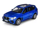 Daffi, MSZ, BMW X5M, pojazd, model metalowy, niebieski, 1:32