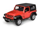 Daffi, MSZ, Jeep Wrangler, pojazd, model metalowy, czerwony, 1:32