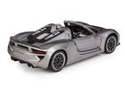 Daffi, MSZ, Porsche 918 Spyder, pojazd, model metalowy, szary, 1:32